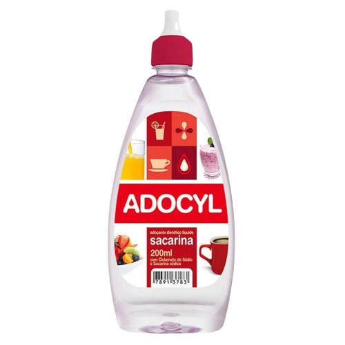 Adoçante Dietético Líquido ADOCYL Sacarina x 200 ml – Endulzante Sin Azúcar de Alto Rendimiento