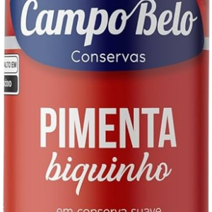 Pimenta Biquinho Campo Belo x 330 g – Pimienta Brasileña Suave en Conserva