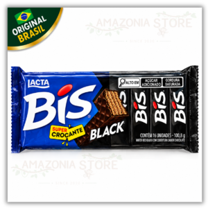 BIS Black Lacta – Wafer Relleno Sabor Chocolate 100 g